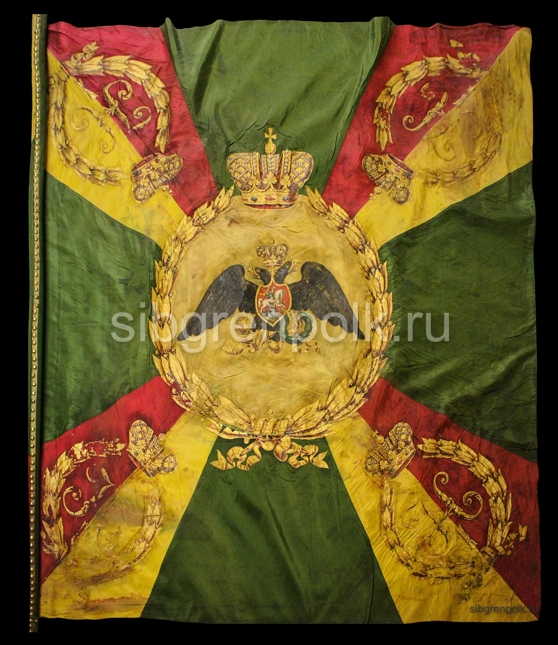 Знамёна Сибирского гренадерского полка образца 1816 года
